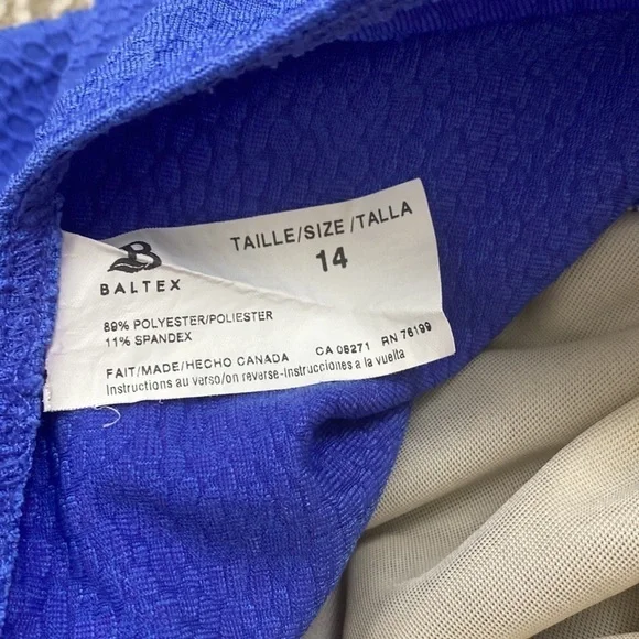 NWT VINTAGE BALTEX 90s Push Up High Waisted Bikini Set Size Womens 14/16 Sexy - Picture 7 of 10